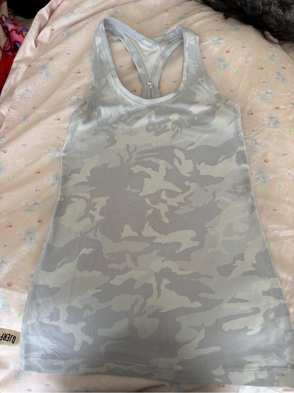 lululemon athletica Nulu Cool Racerback White Camo